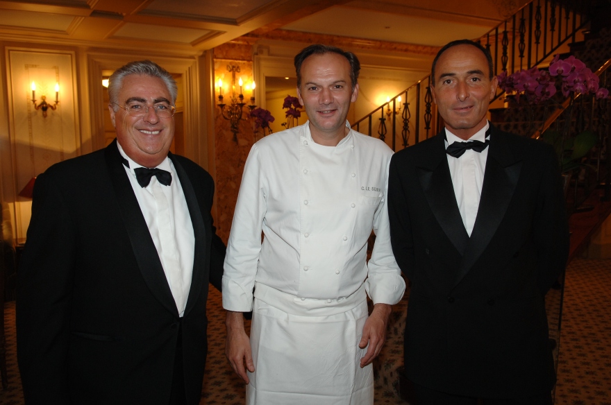 Le Chef Etoilé Christian Le Squer pour un diner de Gala avec Jean-Michel Aubrun & Hervé Michel-Dansac, Paris 2008 -.JPG